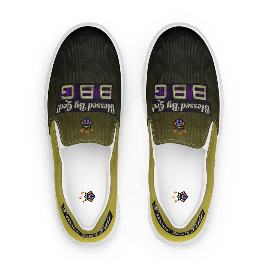 BBG Goldish Gradient Men's Slip Ons product image (2)