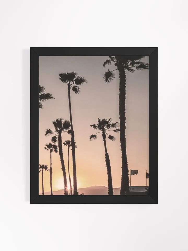 California Sunset - Framed High-Quality Matte Poster product image (1)