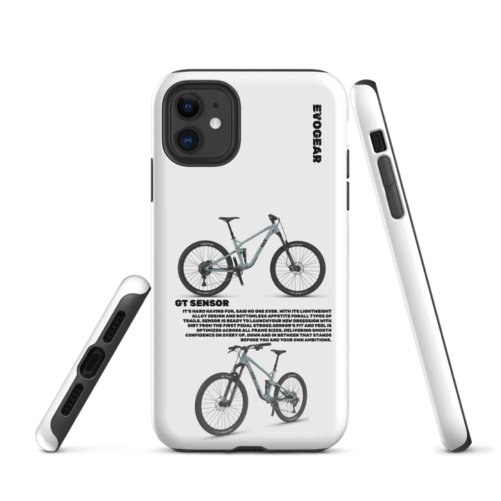 White GT Sensor iPhone Case product image (1)