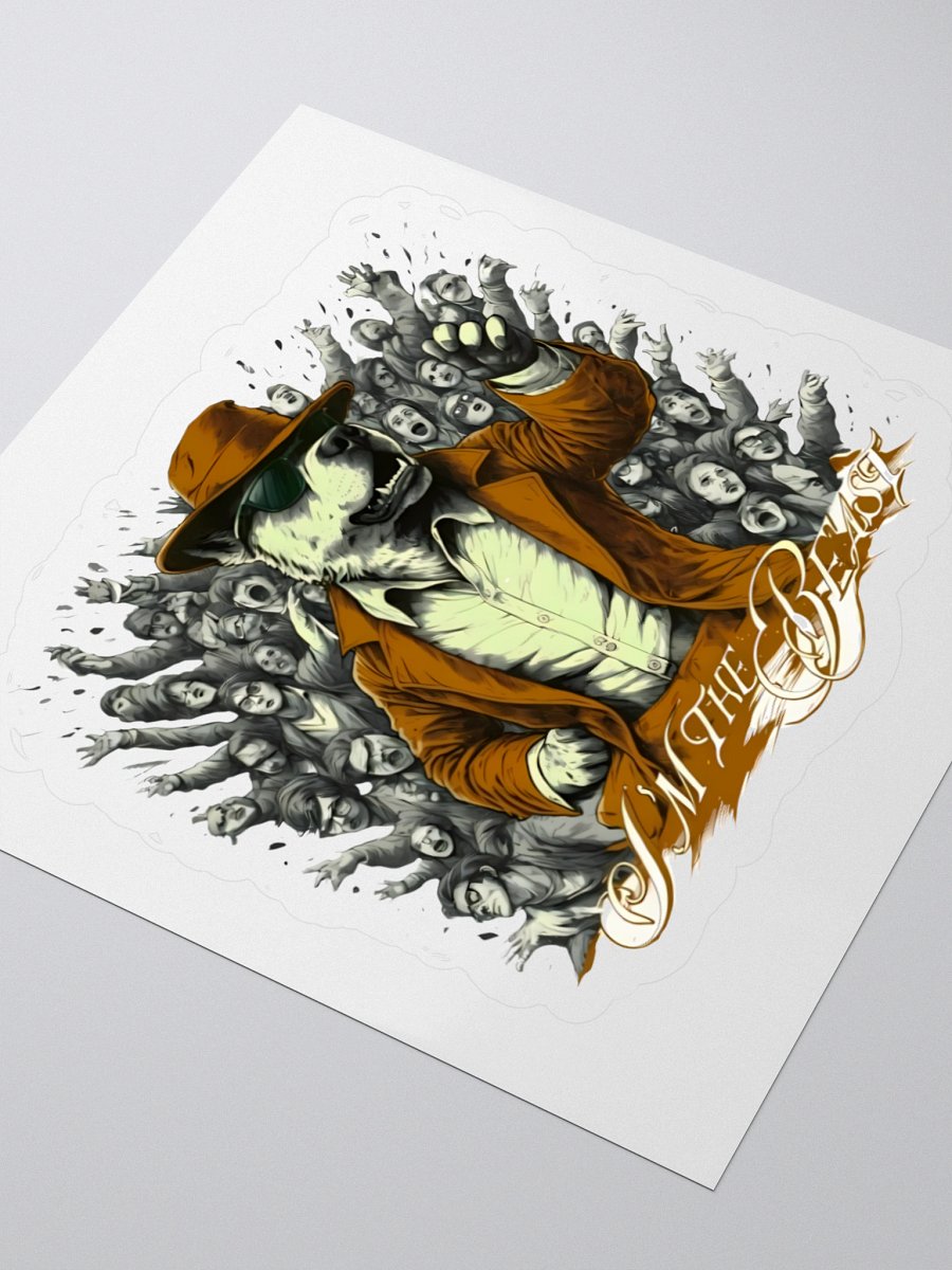 BEAST Mode Poster | I'M THE BEAST | Sticker product image (8)