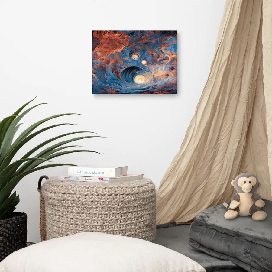The Sea of Twirls Canvas product image (7)