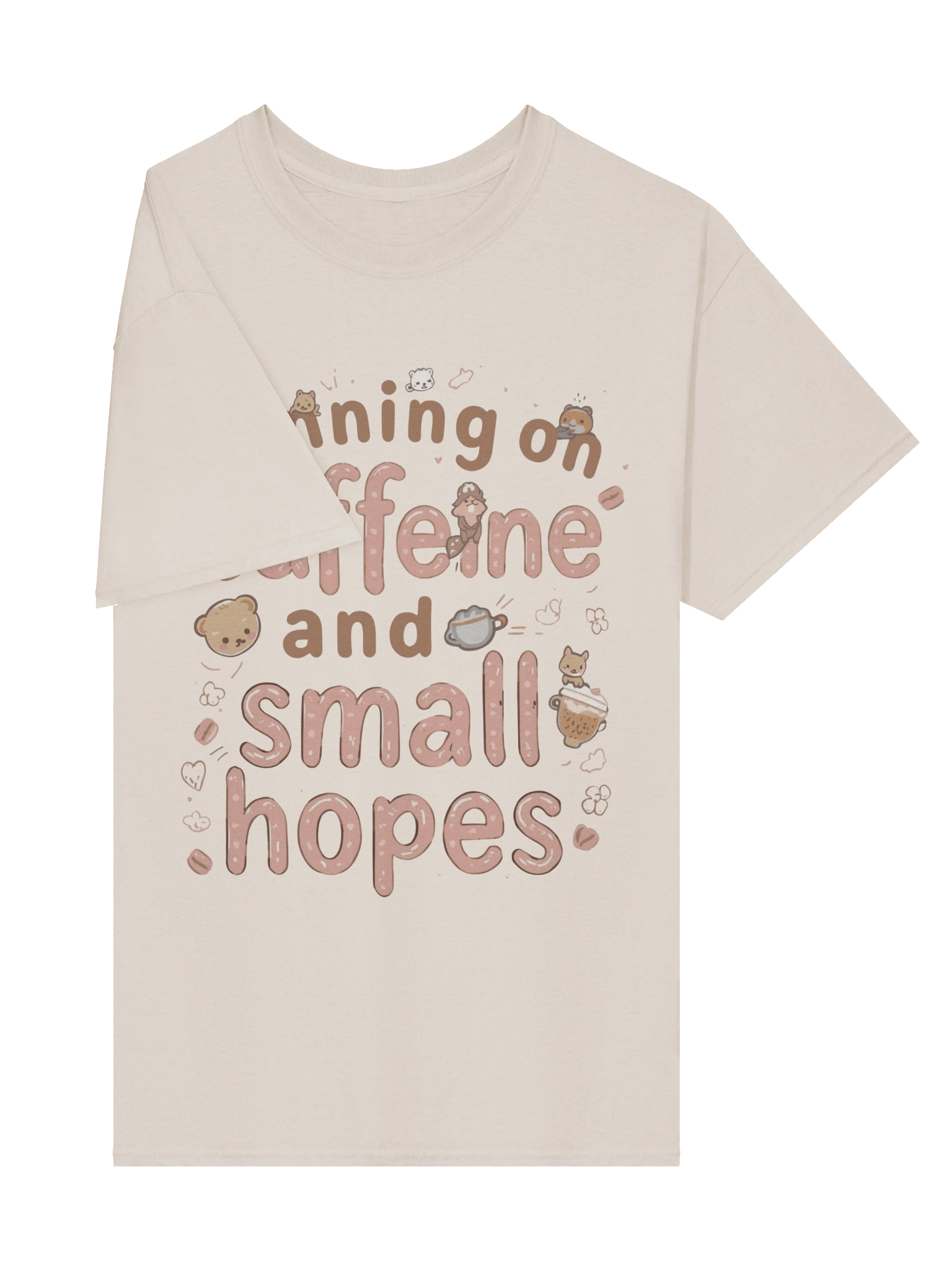 Running on Caffeine & Small Hopes Tee☕✨ (Because that’s basically a personality trait now) product image (112)