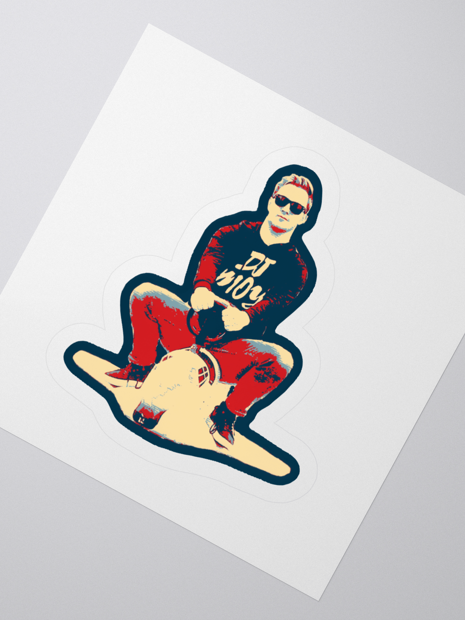 DJ Moy - Spaceship Sticker product image (3)