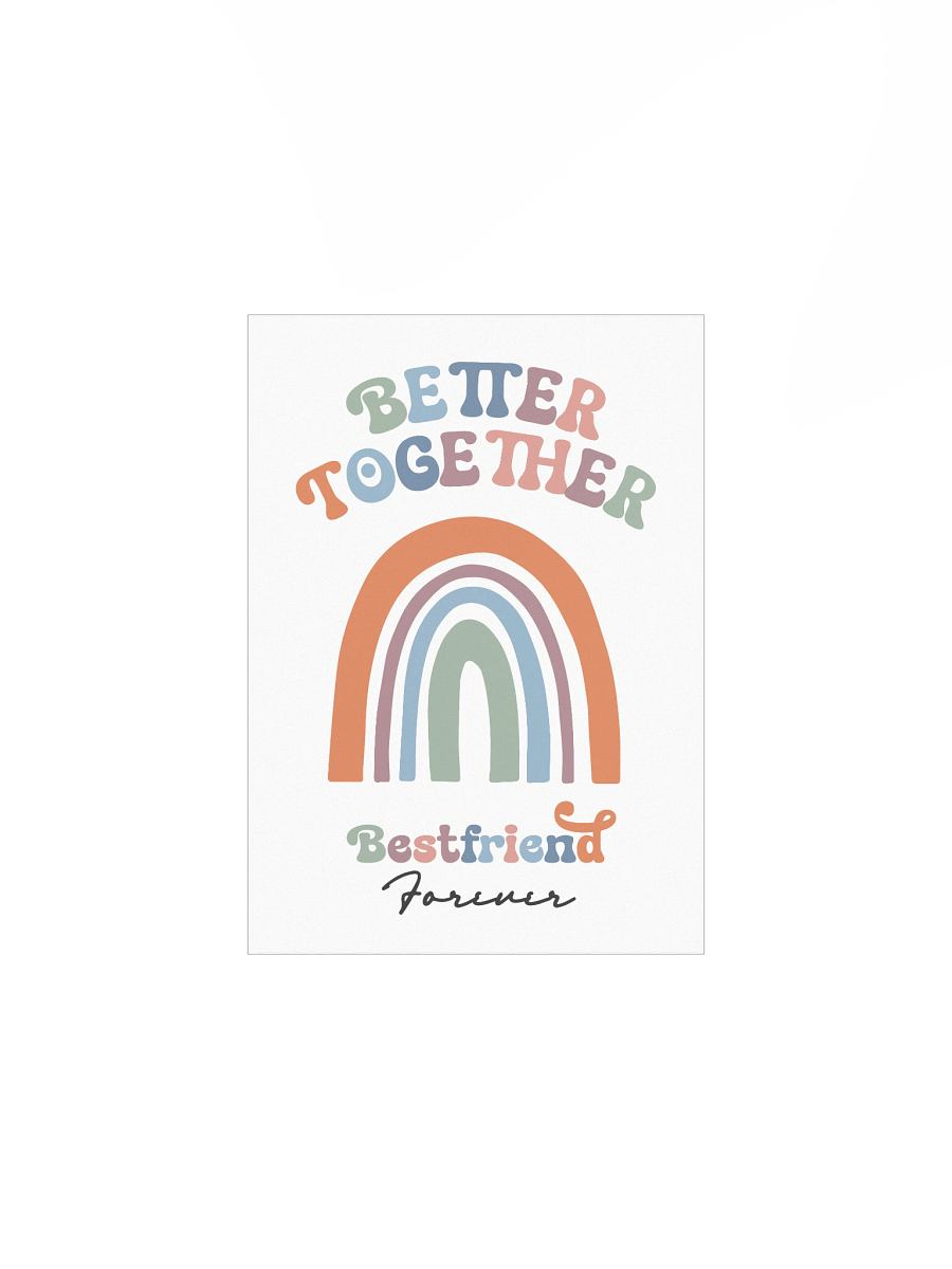 Better Together Best friend Forever Wall Art Poster product image (2)