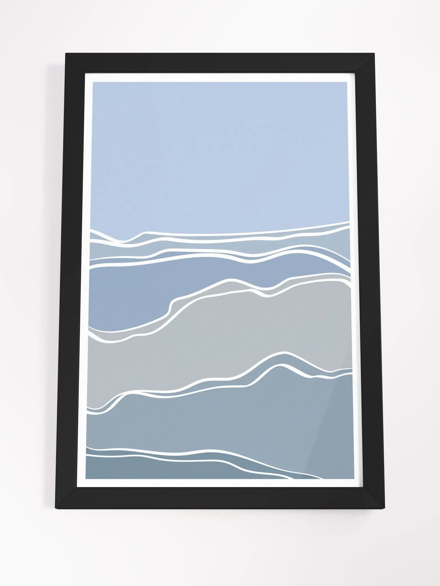 Oceanic Waves Framed Art Print product image (21)
