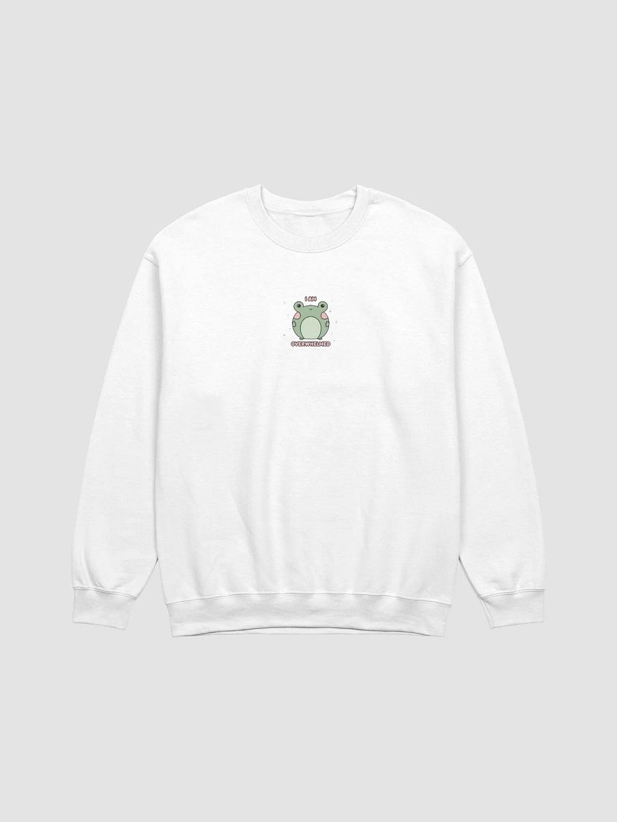 I Am Overwhelmed Frog Sweatshirt product image (1)