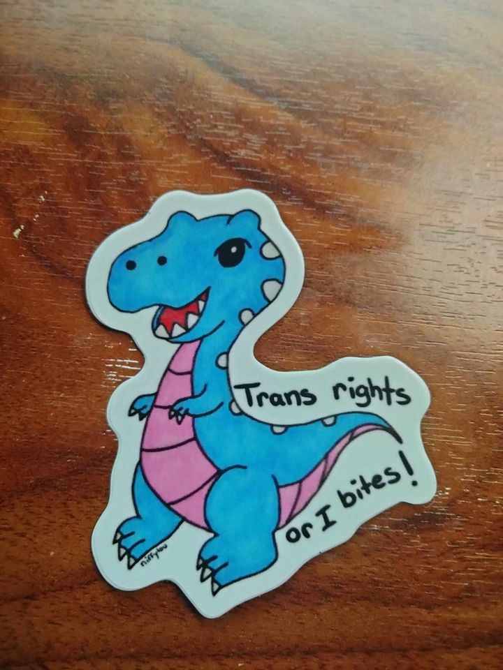 Trans Rights Sticker product image (1)