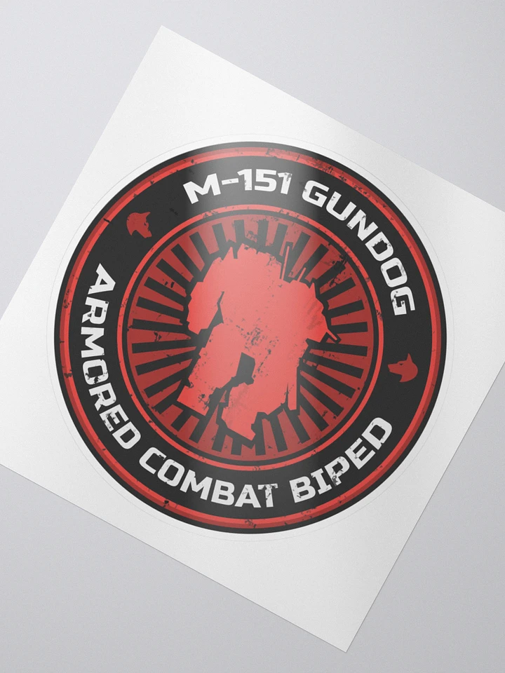 M-151 Gundog vinyl sticker product image (2)