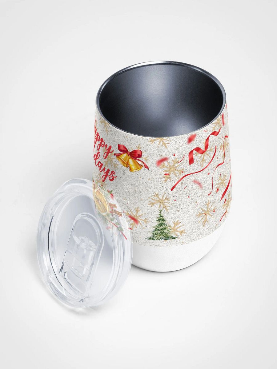 Festive Cheers Wine Tumbler gift for moms dads friends colleagues product image (3)