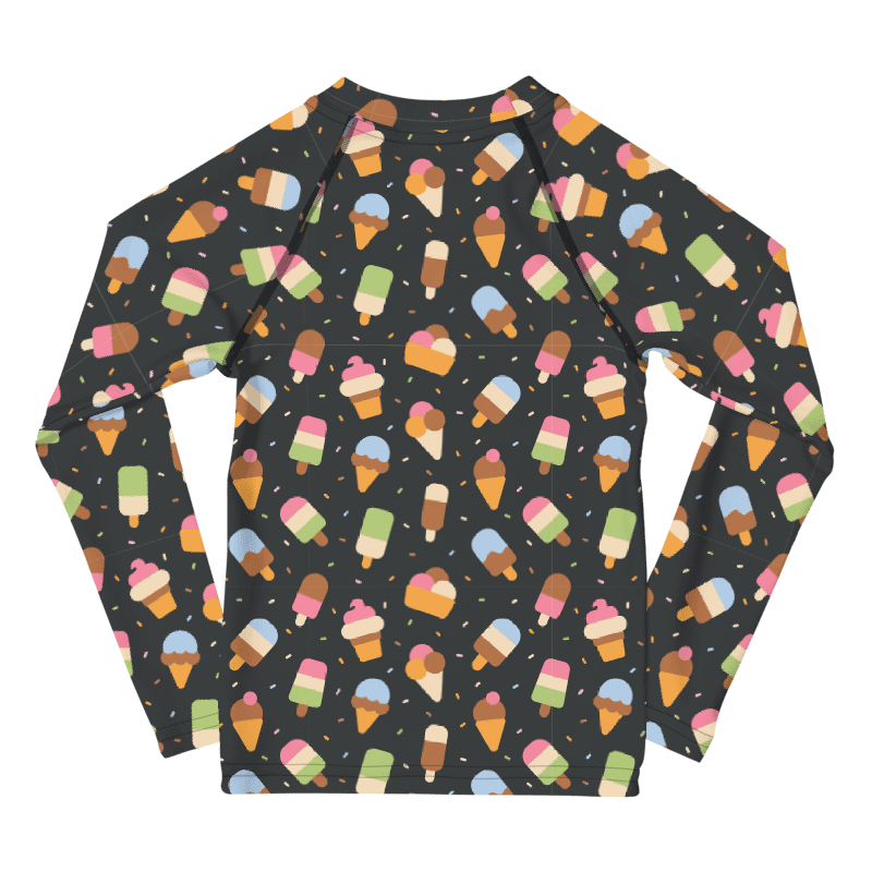 Wild Ice Cream Kids Rash Guard product image (2)