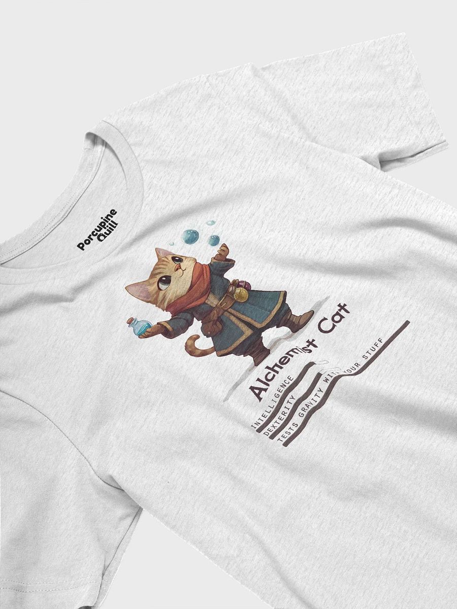 RPG Alchemist Cat unisex short sleeve T-shirt for gamers and cat lovers product image (3)