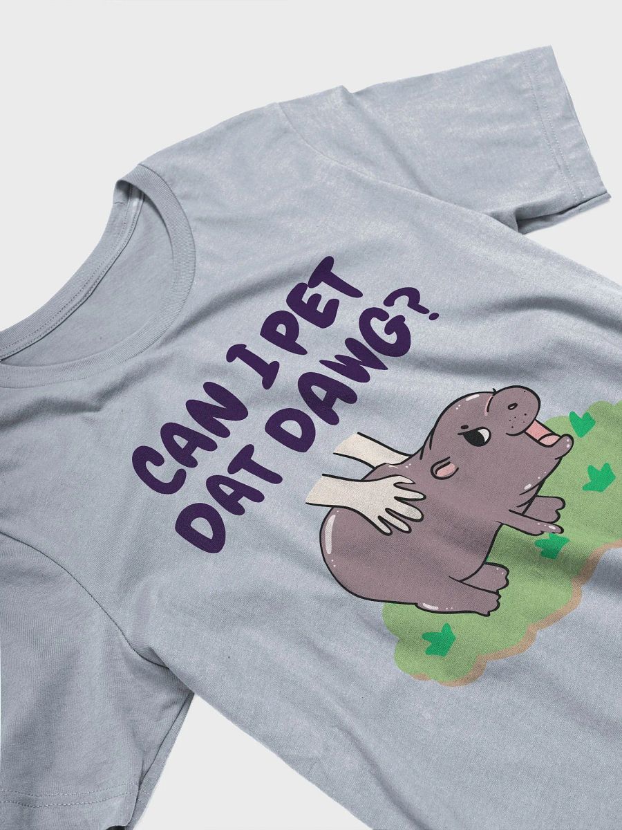 MOODENG'S CAN I PET DAT DAWG? SUPERSOFT T-SHIRT! product image (3)