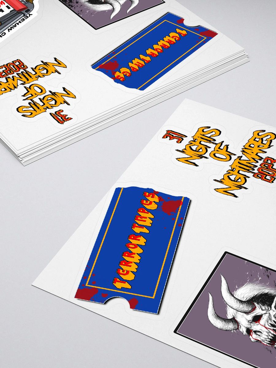 31 Nights of Nightmares STICKER SHEET product image (4)