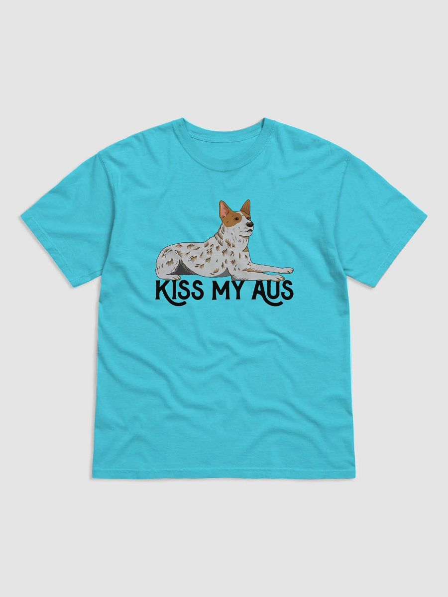 Kiss My Aus T-Shirt of an Australian Cattle Dog | Funny T-Shirt for Red Heeler and Herding Dog Owners product image (4)