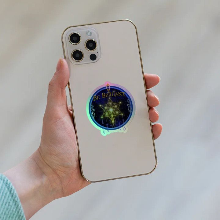 Starseeds BE BRILLIANT Holographic Kiss-Cut Sticker product image (1)