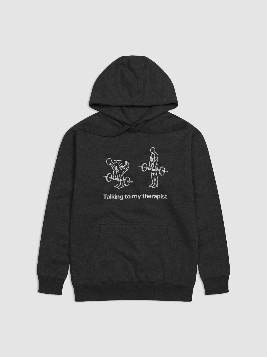 talking to my therapist hoodie - 65% soft cotton product image (3)