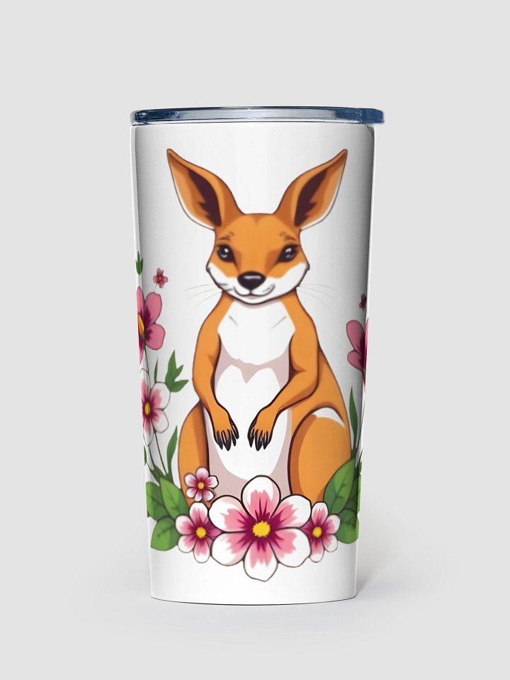 Floral Kangaroo 20oz Stainless Steel Tumbler product image (1)