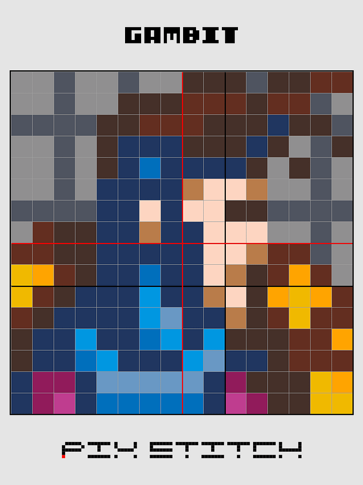 Gambit Pixel Art product image (2)