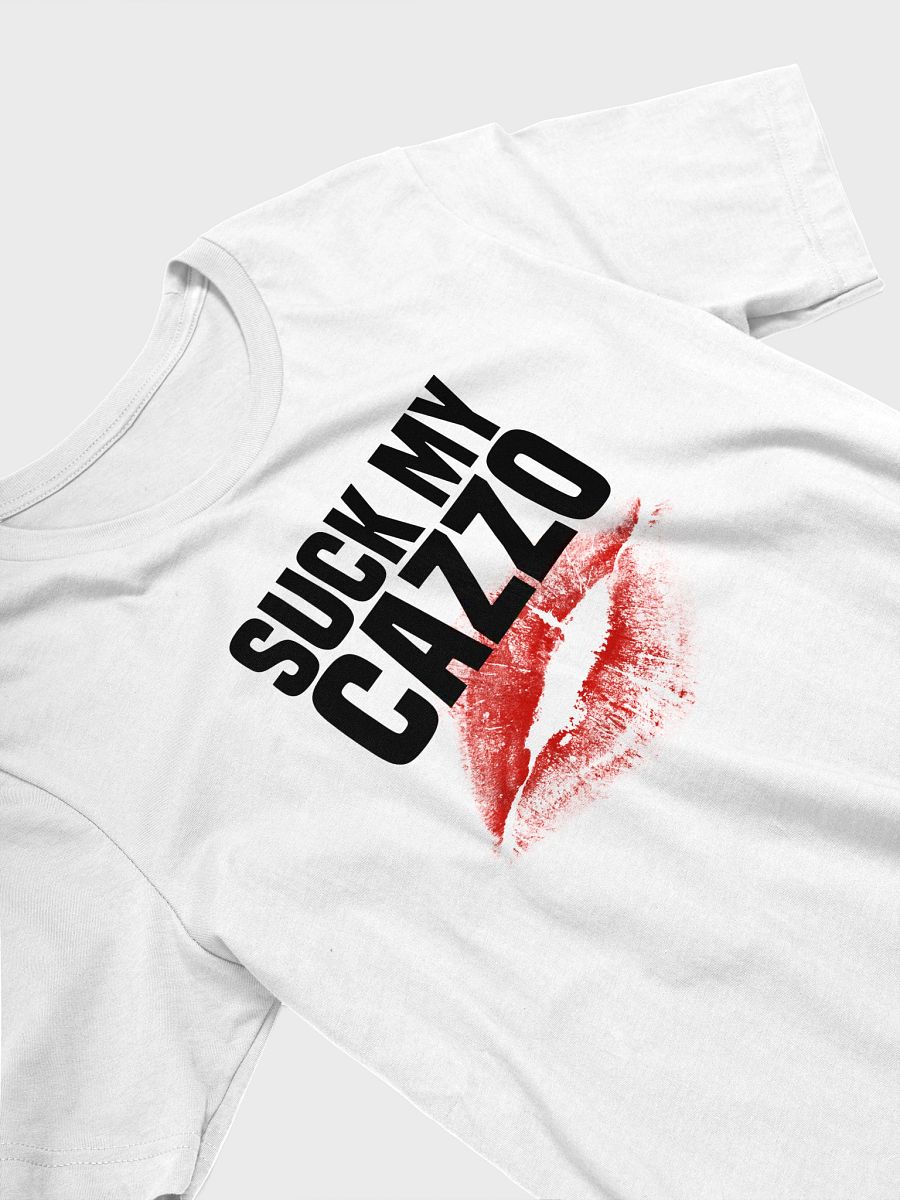 SUCK MY CAZZO t-shirt white product image (3)