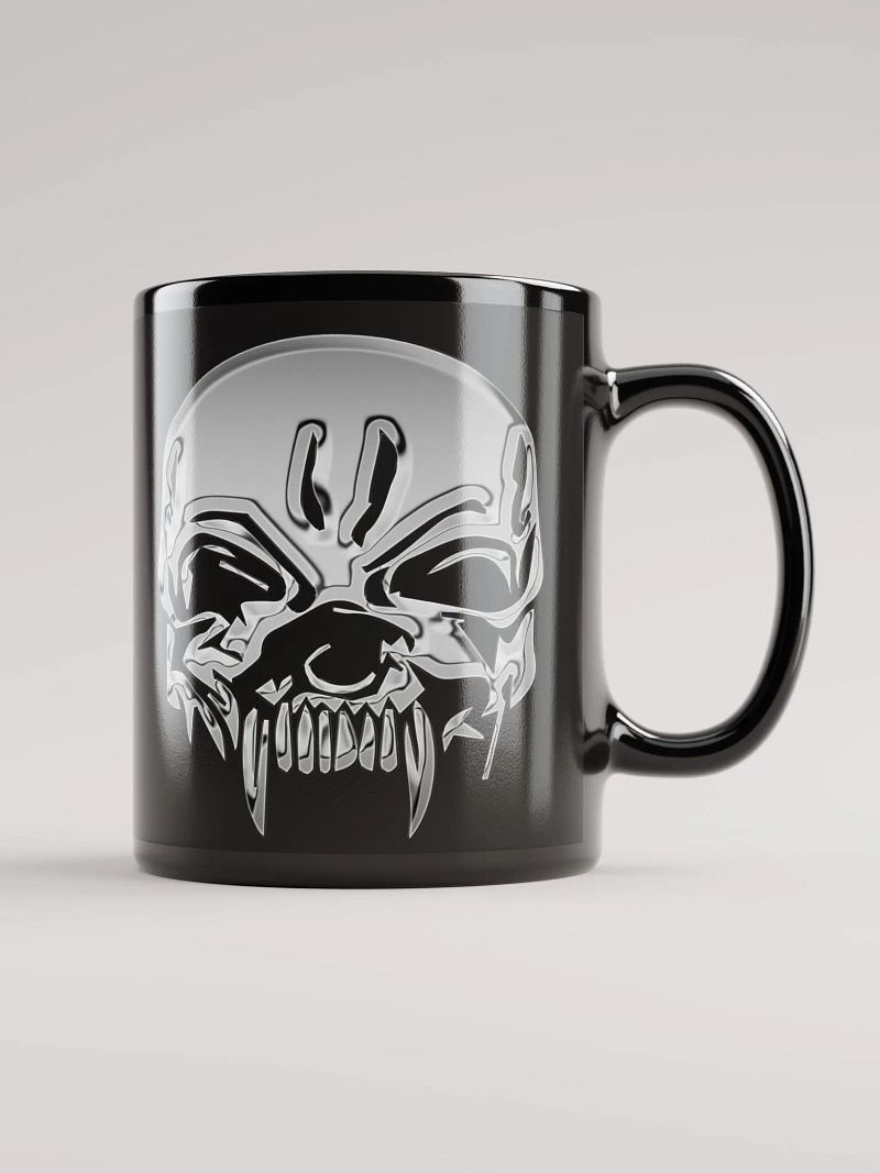 Zerschmedderä Tasse schwarz chrome
