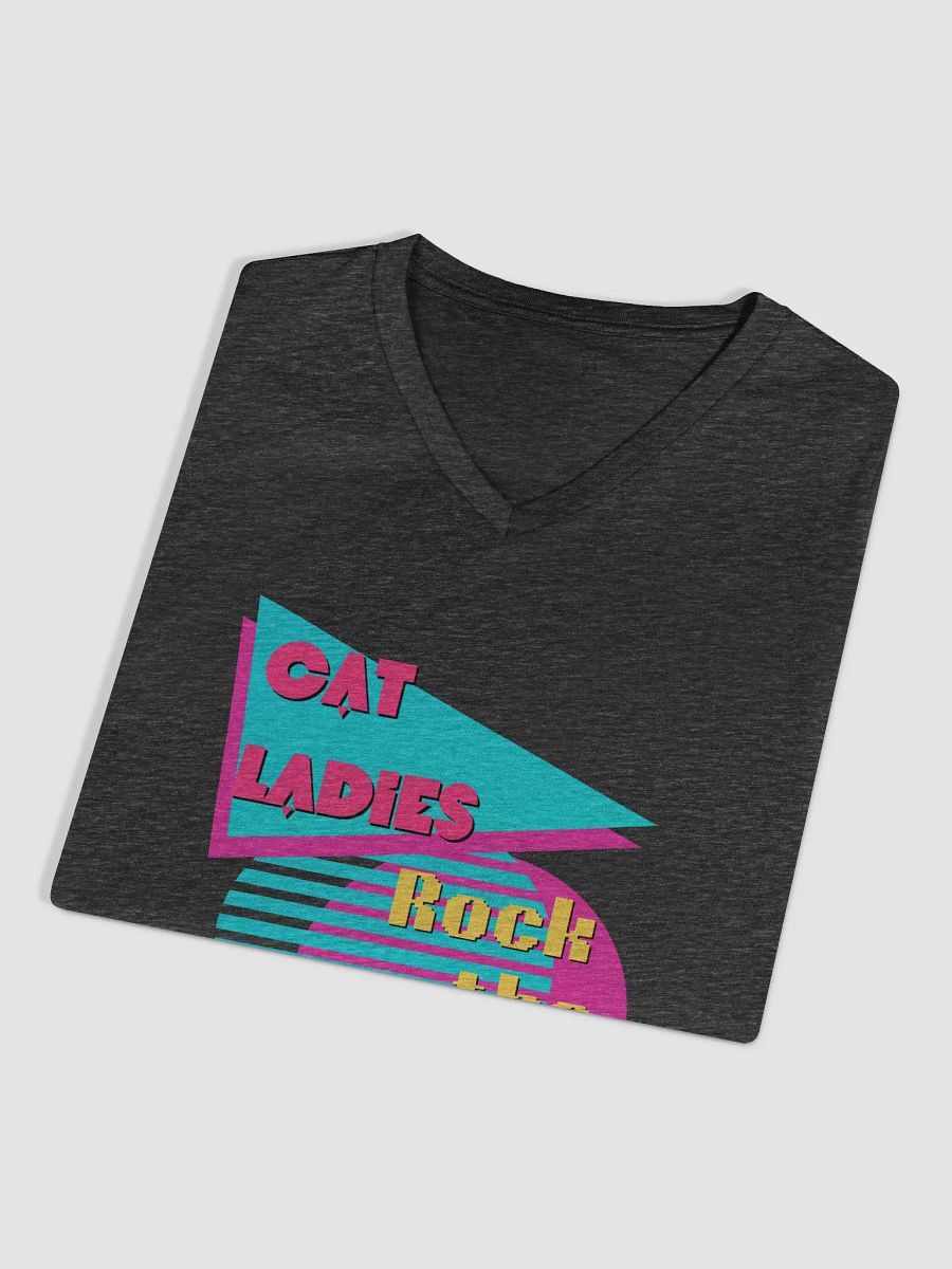 Cat Ladies Rock The Catsbah Women's V-Neck Tee product image (3)