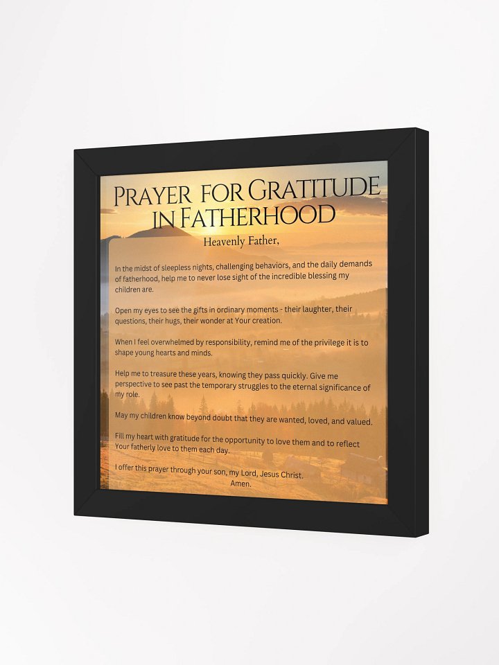 Prayer for Gratitude in Fatherhood - Square product image (16)