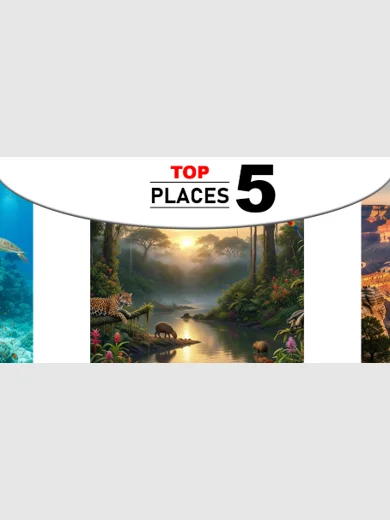 Top 5 Places Animated PowerPoint Slide product image (1)