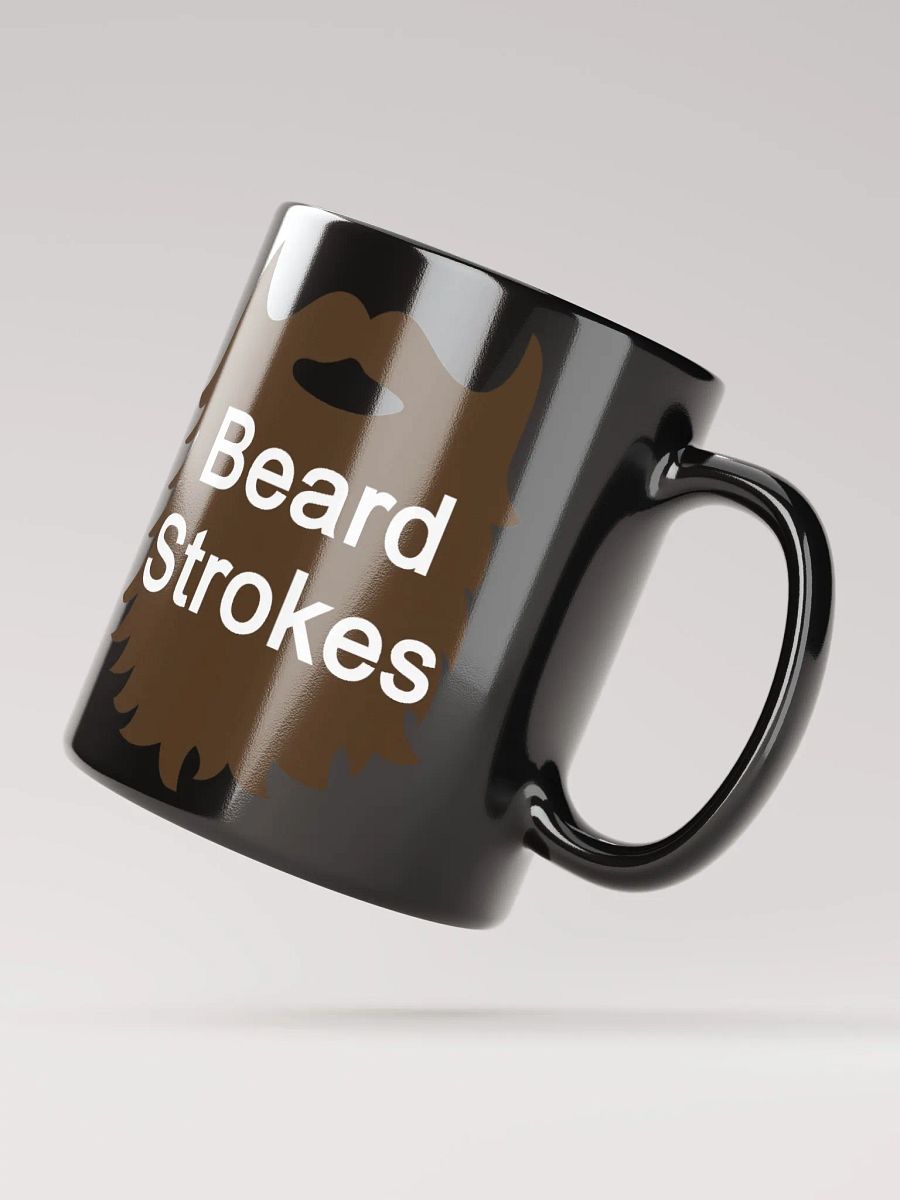 Beard Strokes Mug - Black product image (5)