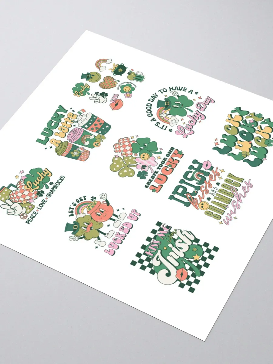 Whimsical St. Patrick's Day Stickers Set product image (8)