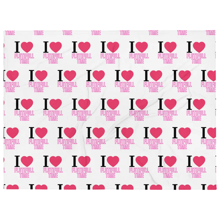 I ♥ Flutifull time Throw Blanket product image (1)