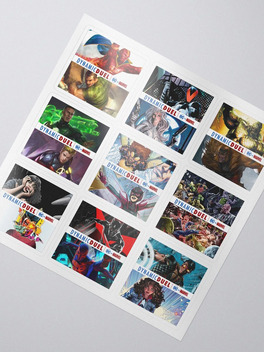 Dynamic Duel Episode Cover Stickers - Series 15 product image (2)