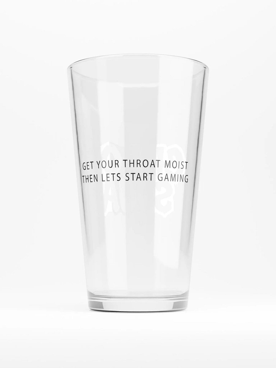 GET YOUR THROAT MOIST THEN LETS START GAMINGCHAOS SQUAD GLASS GIFT product image (2)