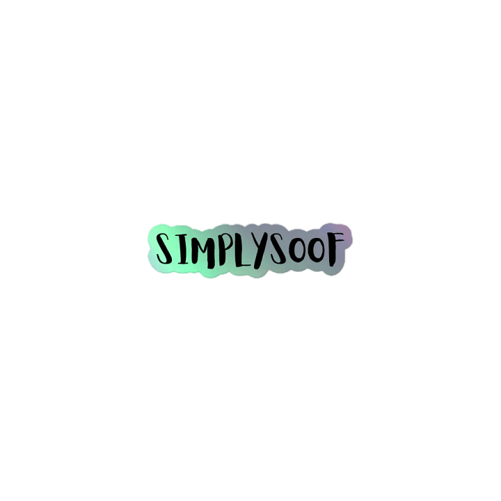 Holo Sticker with channel name product image (1)