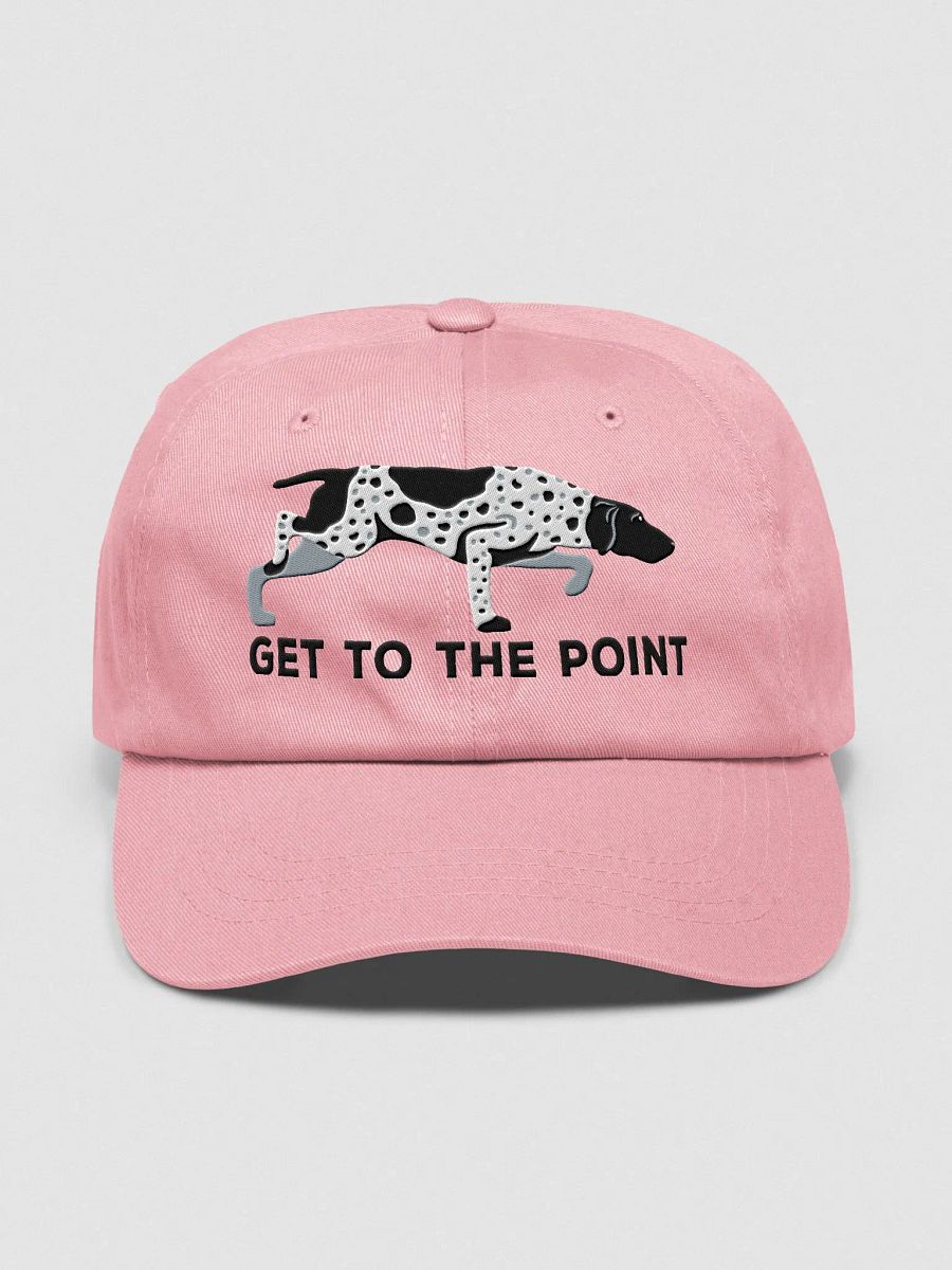 Get to the Point Classic Dad Hat(Embroidered) of a German Shorthaired Pointer(Black Roan) product image (25)