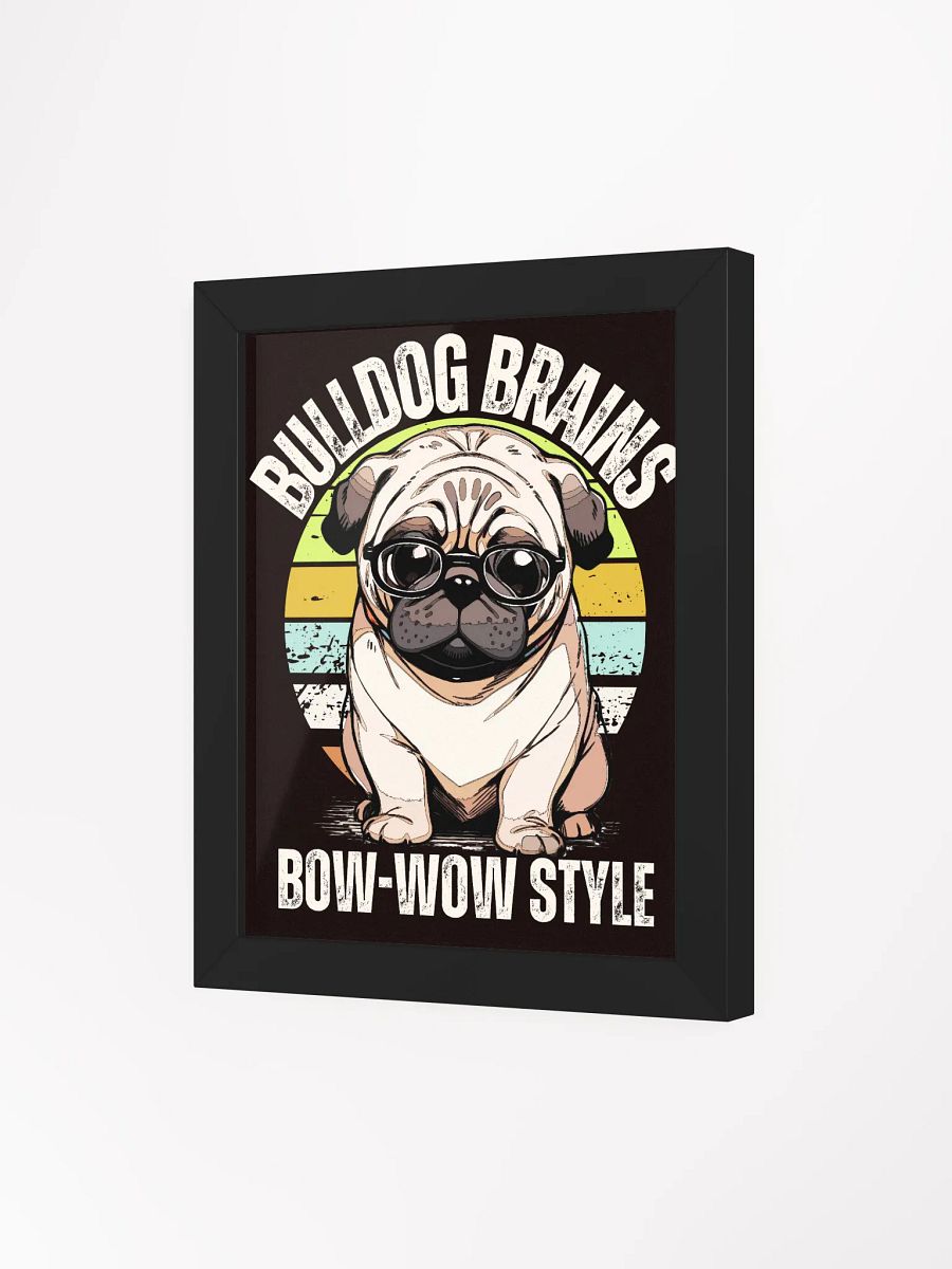 Bulldog Brains Framed Poster product image (5)