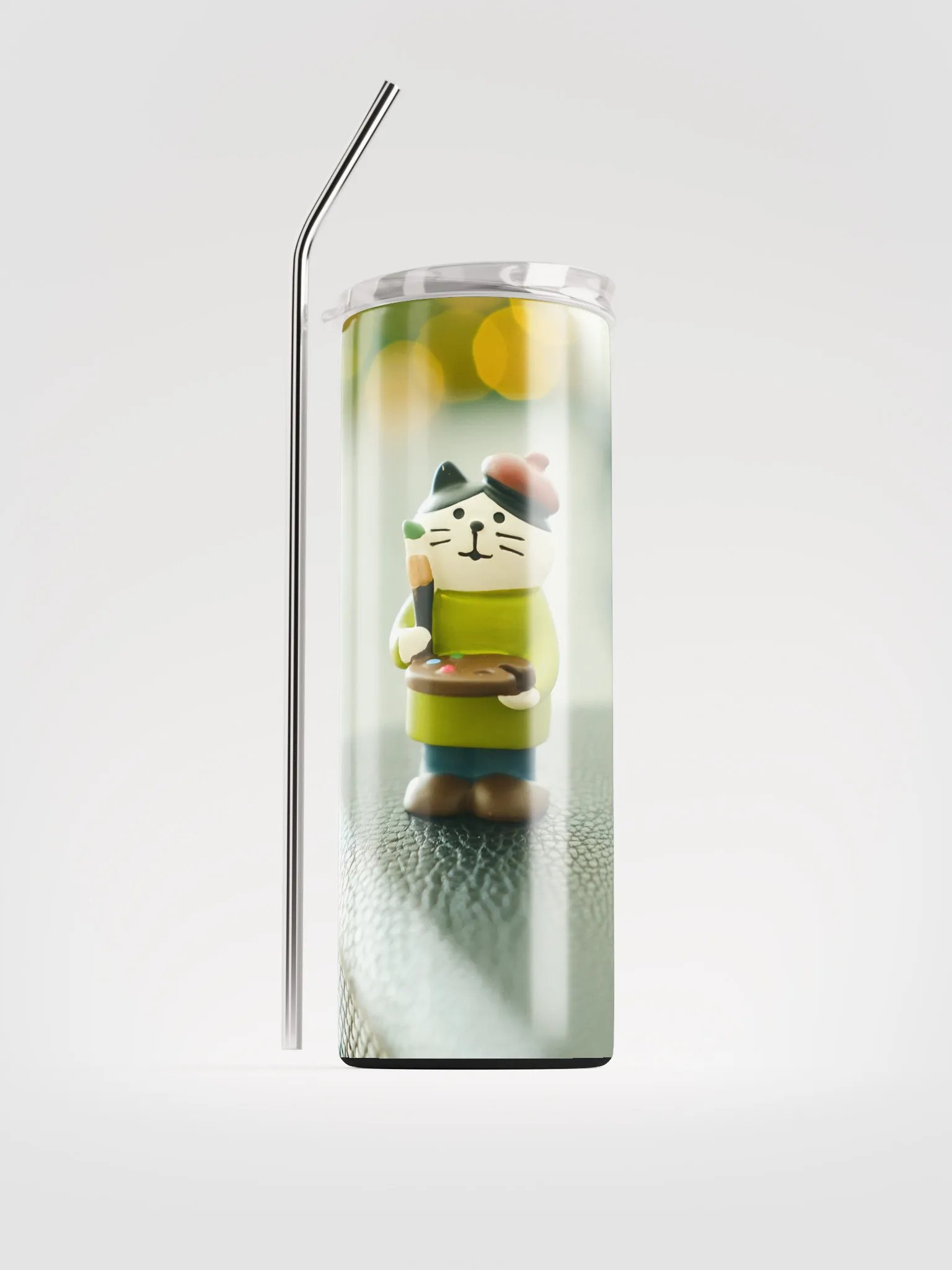 Artistic Cat Stainless Steel Tumbler product image (1)