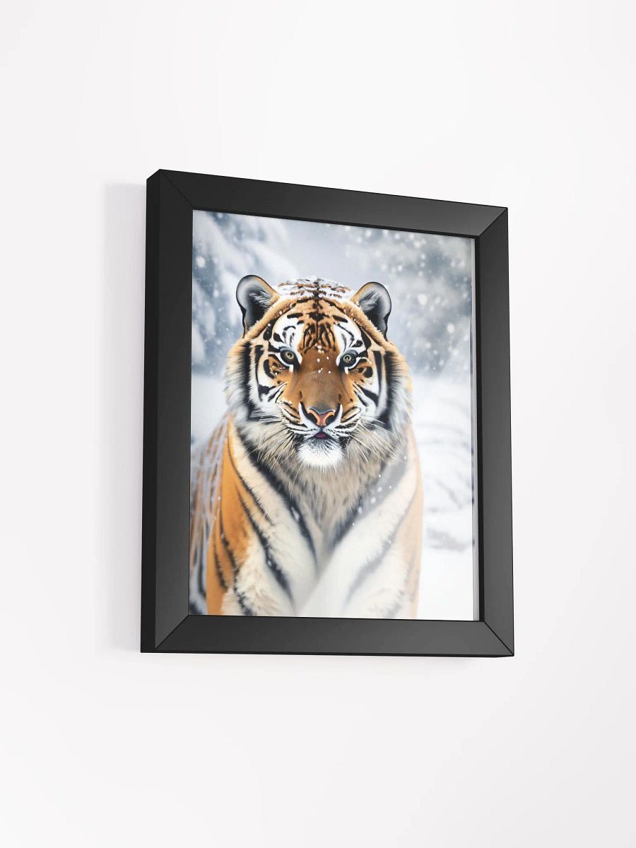 Framed High-Quality Matte Poster: A Siberian Tiger's Intensity product image (15)