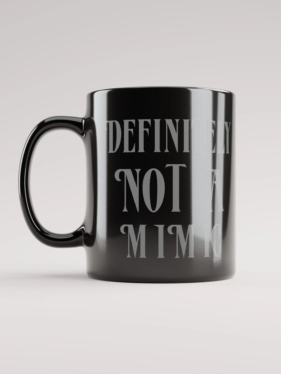 Not a mimic black mug product image (11)