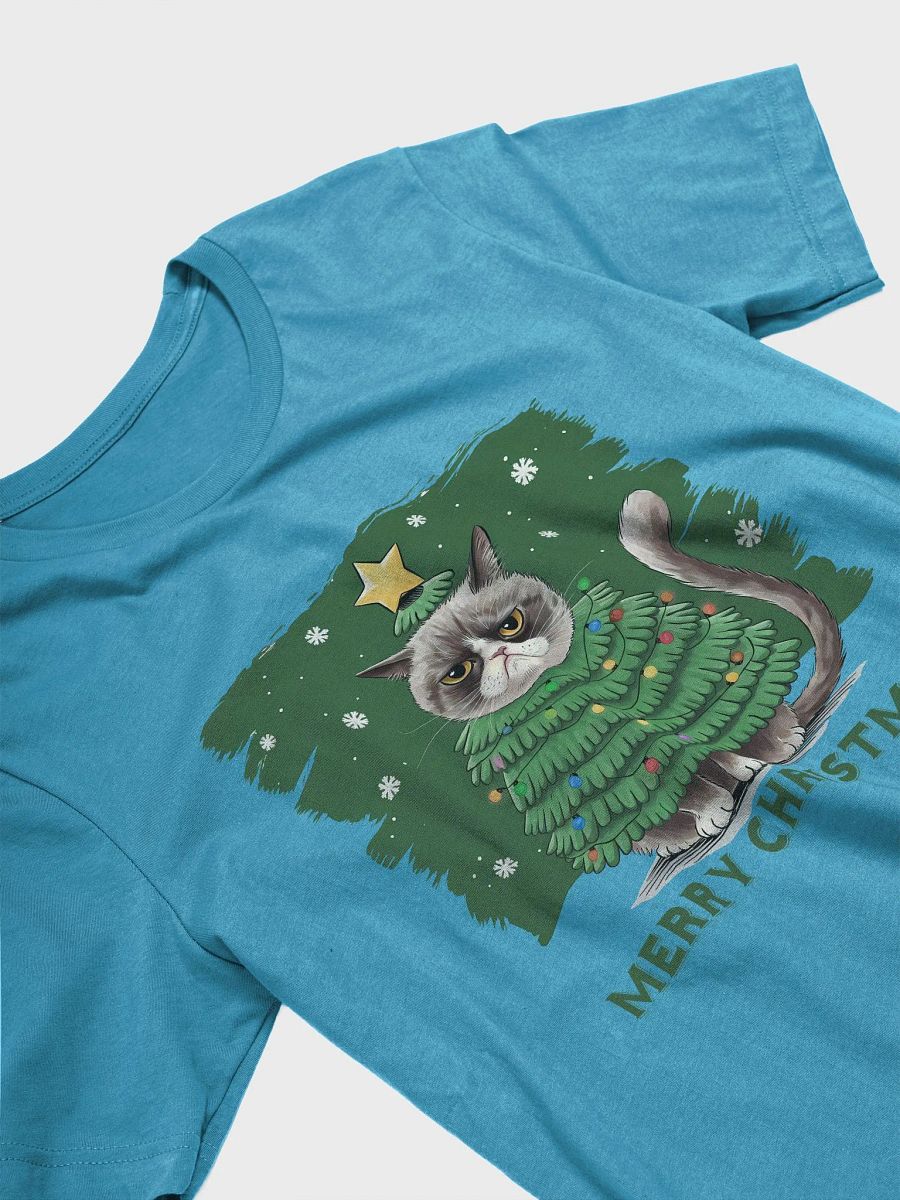 Grumpy Cat Christmas Tree T-Shirt - Funny Holiday Gift product image (71)