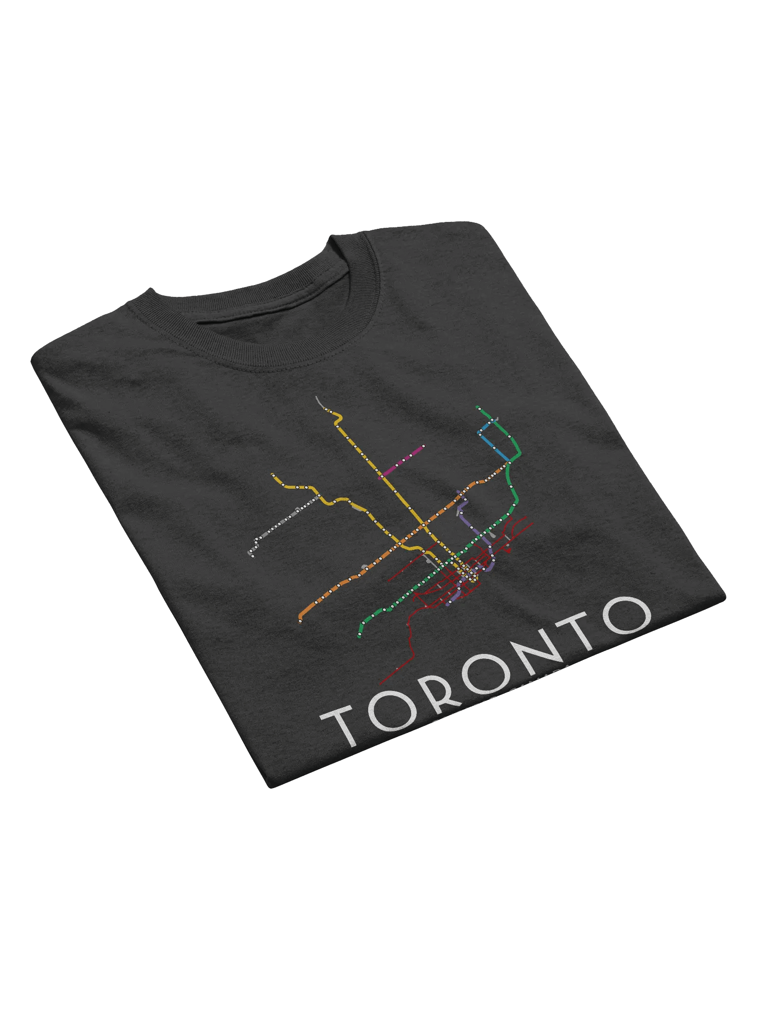 The Rail Fans Canada Map T-Shirt - Toronto product image (2)