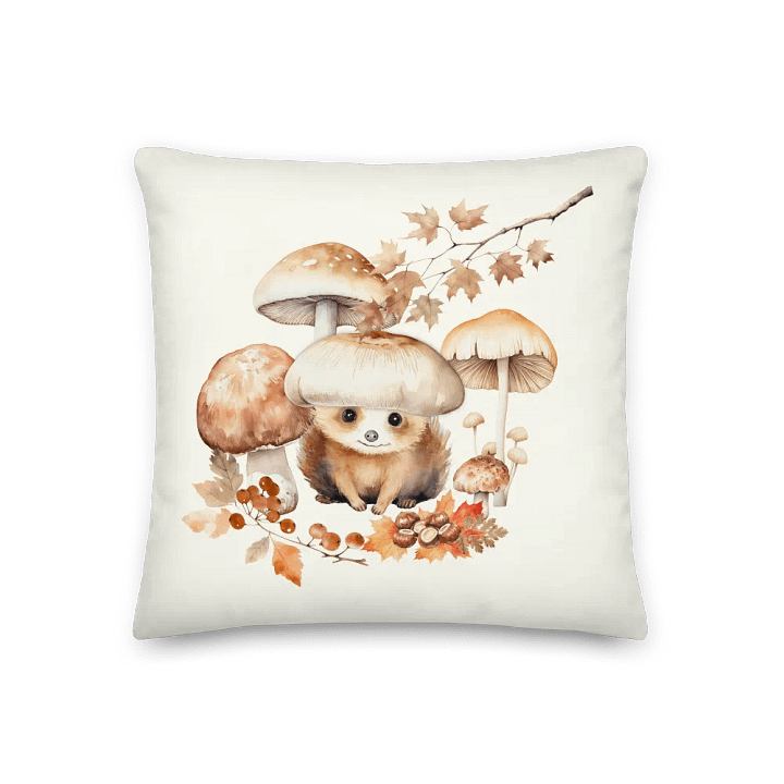 Autumn Woodland Hedgehog Pillow product image (1)