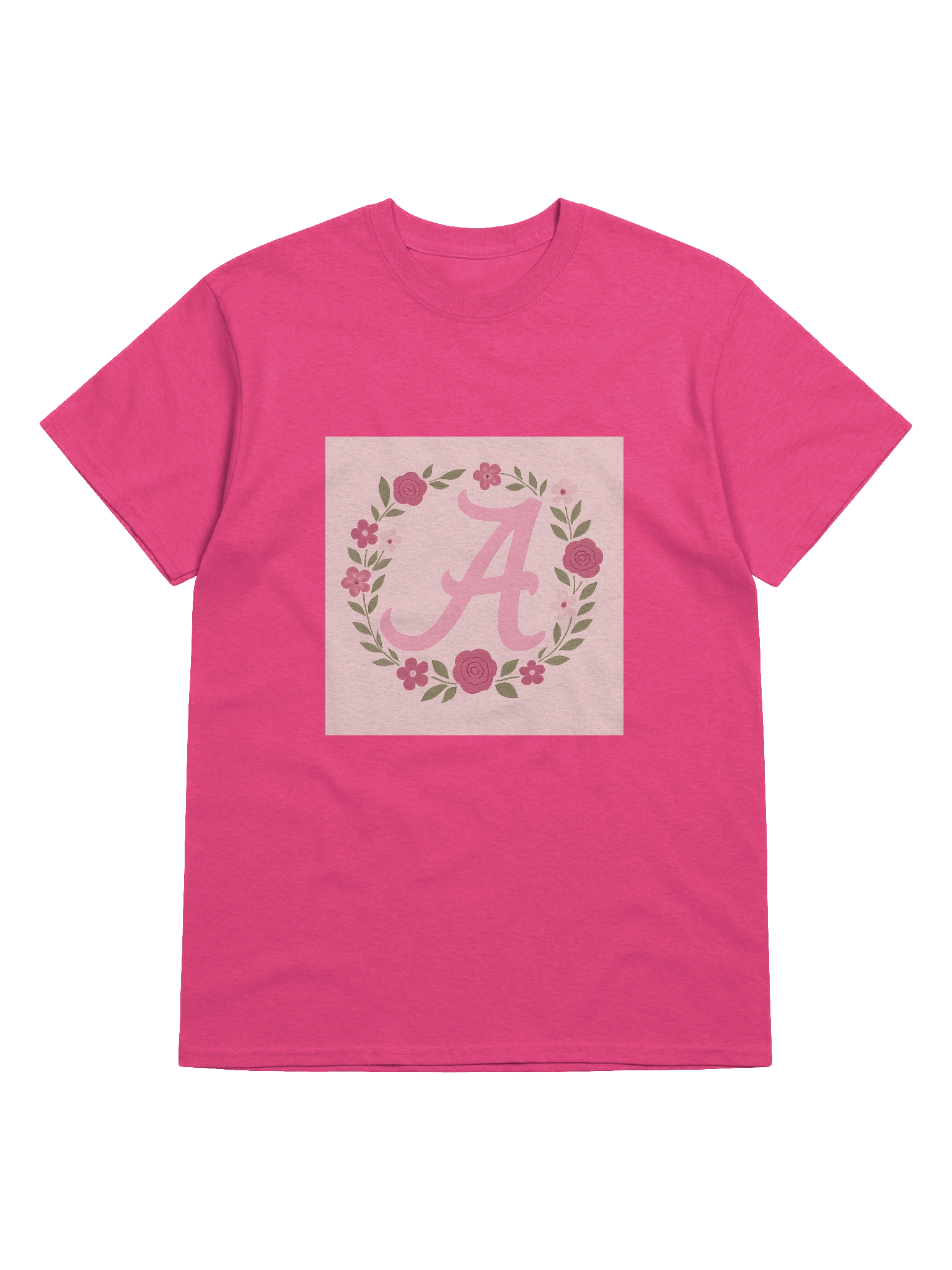Floral Letter A Graphic Tee product image (5)