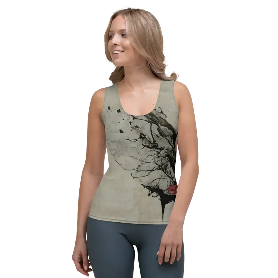 Dynamic Rose All-Over Print Tank Top product image (1)