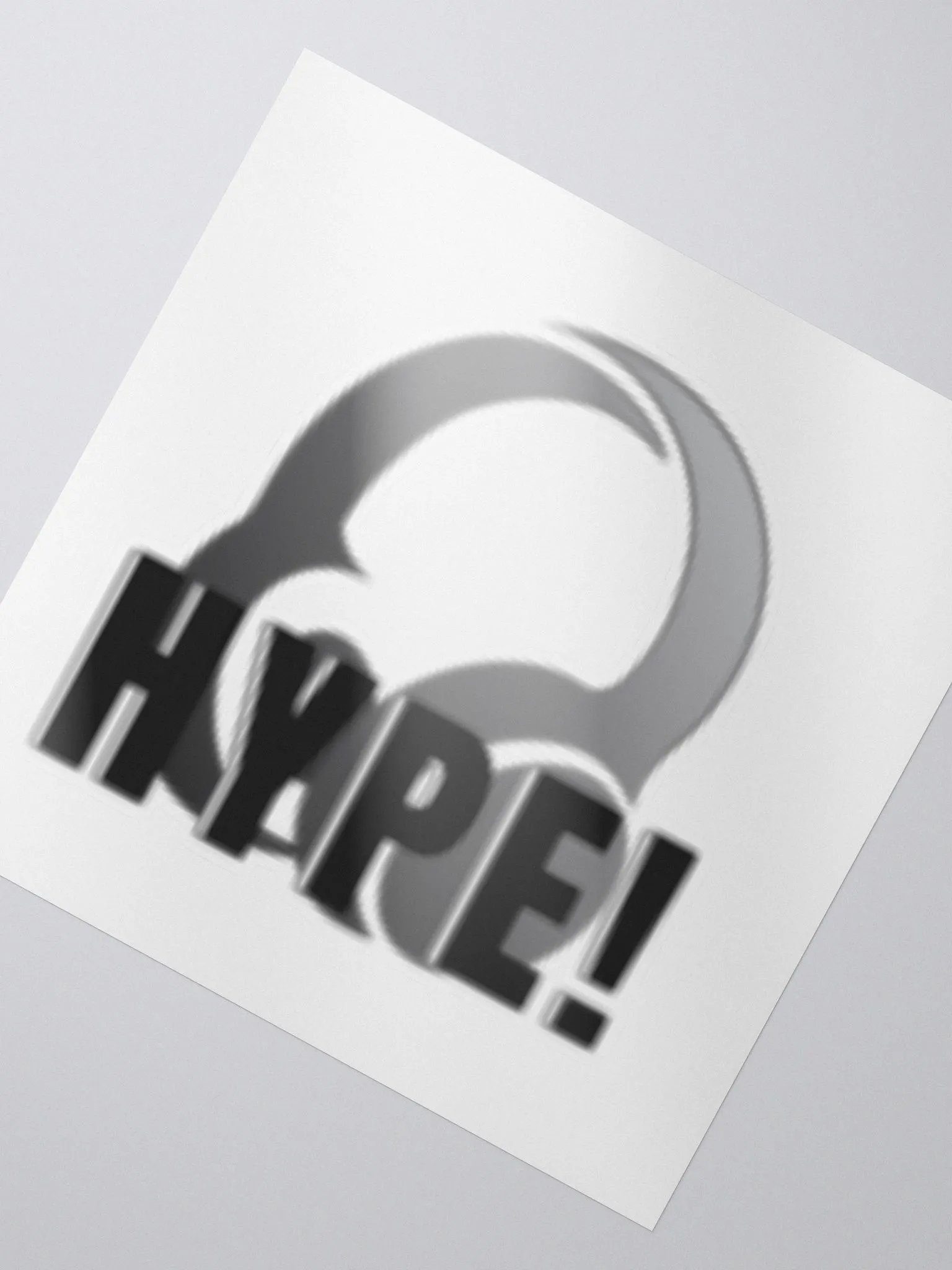 Hype Kiss Cut Sticker product image (2)