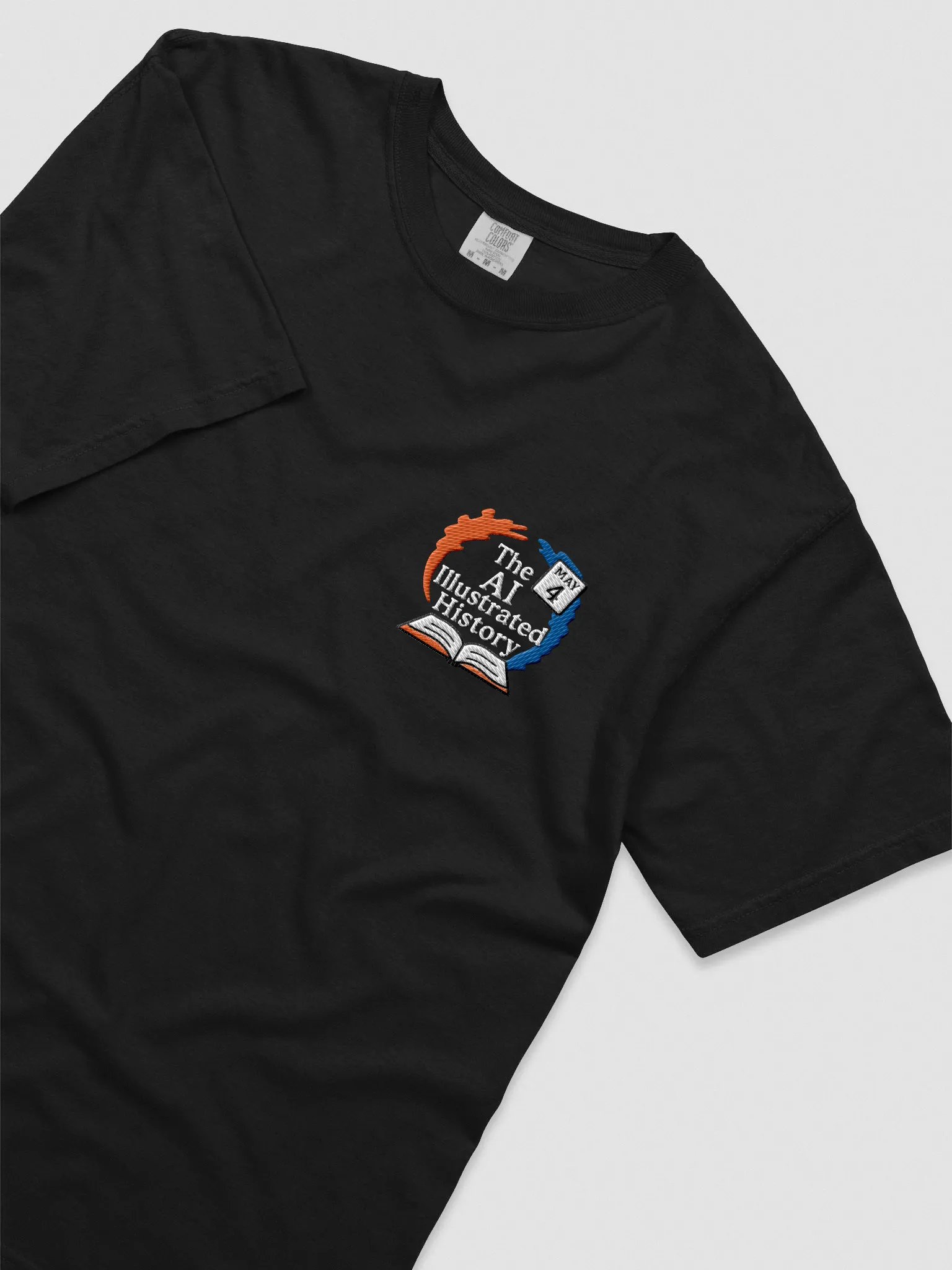 The Illustrated History Tee (Dark) – For the Time Travelers at Heart product image (4)