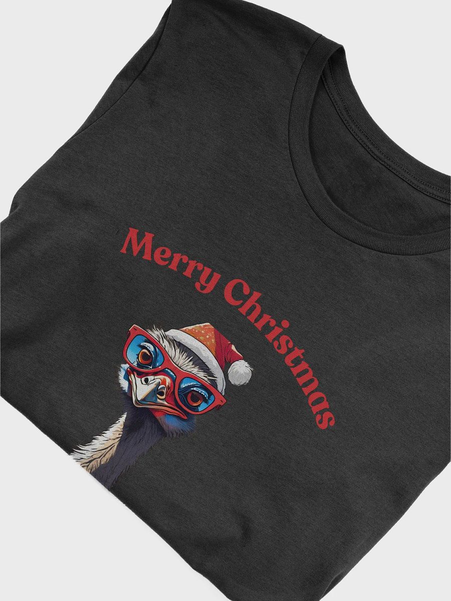 Festive Emu Merry Christmas T-Shirt - Red product image (5)