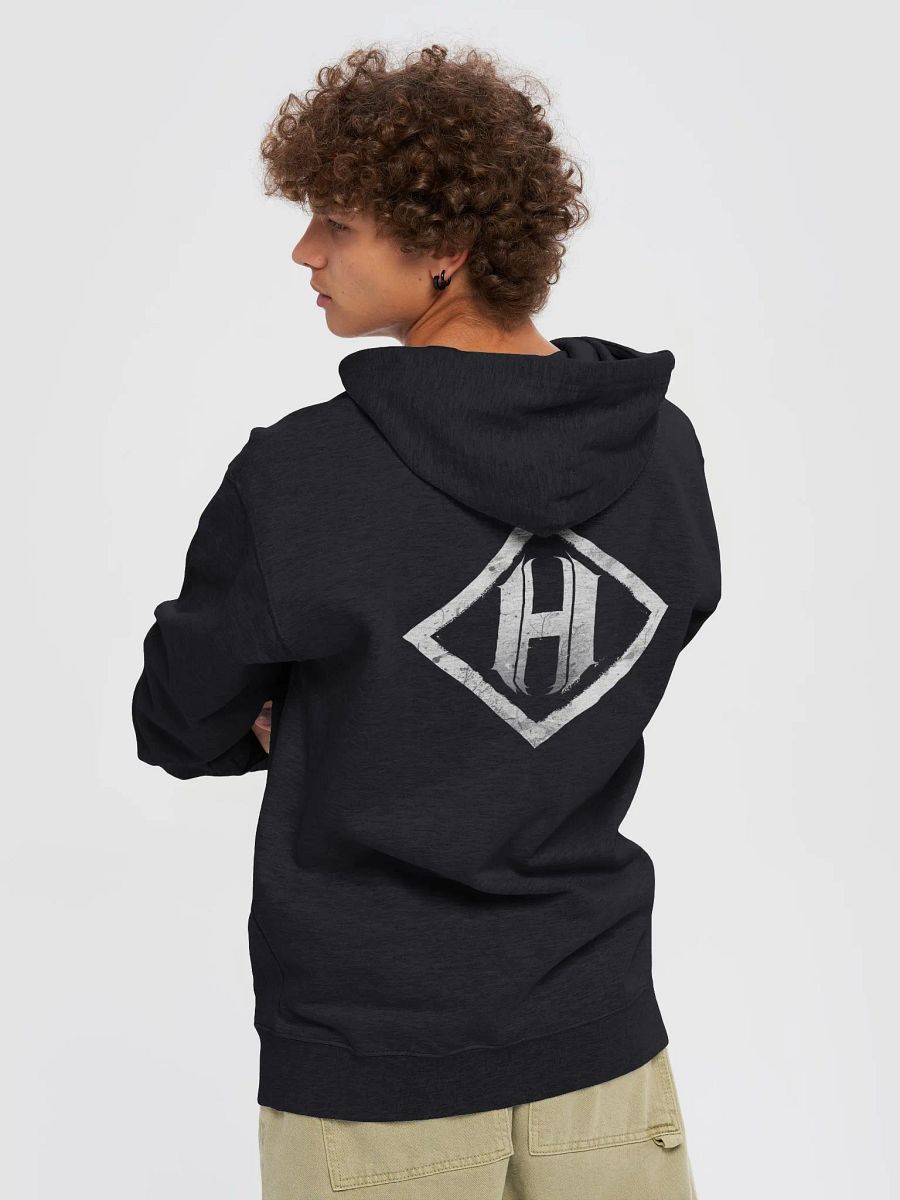 Distressed H Logo Zip Up Hoodie product image (6)