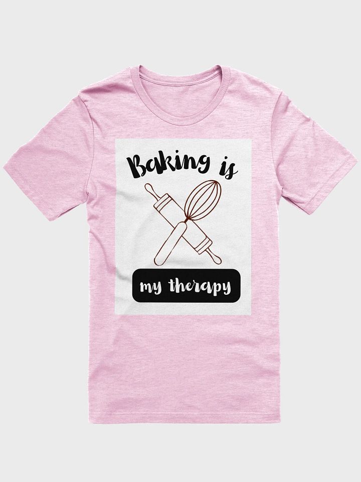 Therapy in Pink – Baking-Inspired Cotton Tee product image (1)