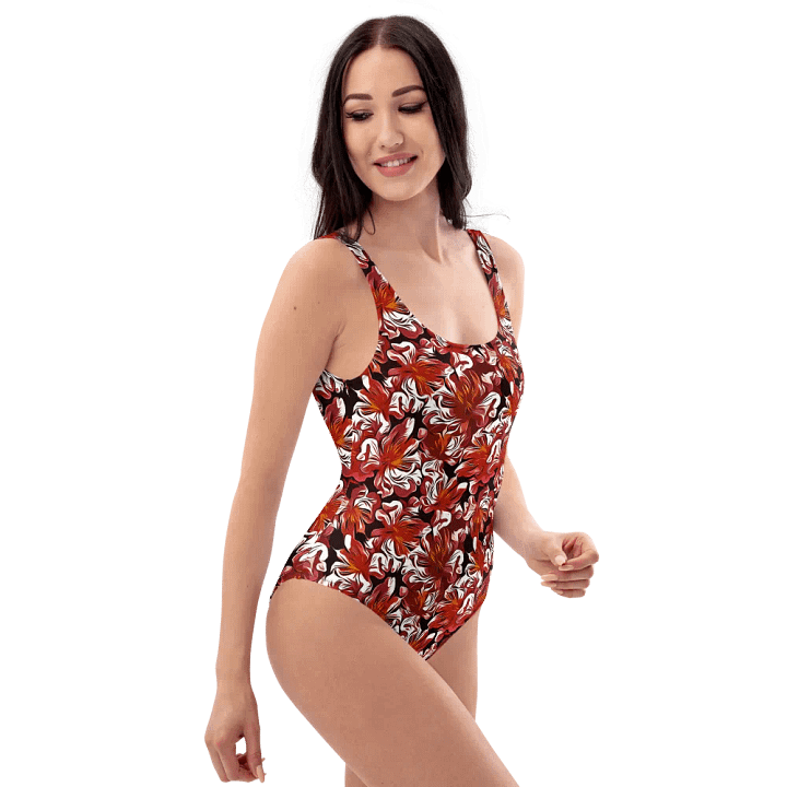 Fire Flower | One-piece swimsuit product image (2)