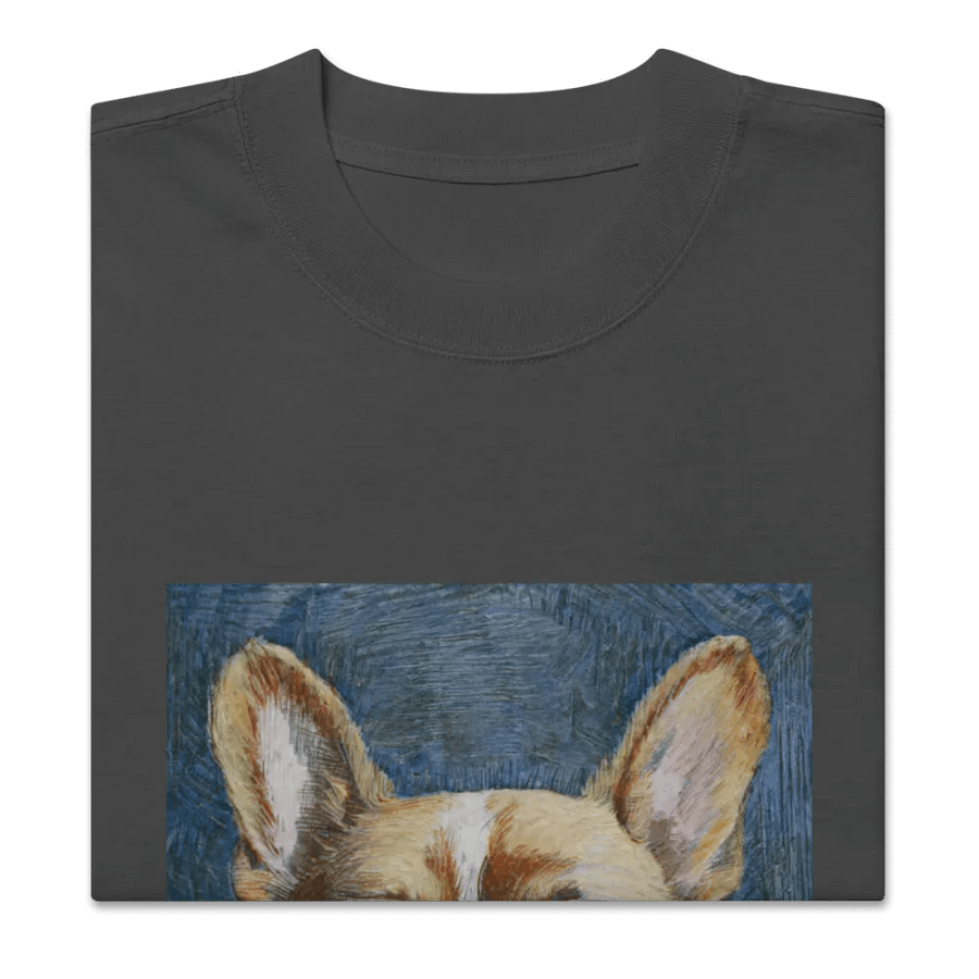 French Bulldog Sunglasses Painting - dogPXL Artistic series Oversized Faded T-Shirt product image (3)
